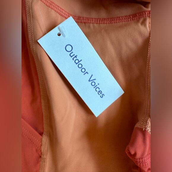 Outdoor Voices‎ Zoom 7/8 Legging Sunstone/Paprika/Peach, Size XXSmall, NWT - Picture 9 of 10